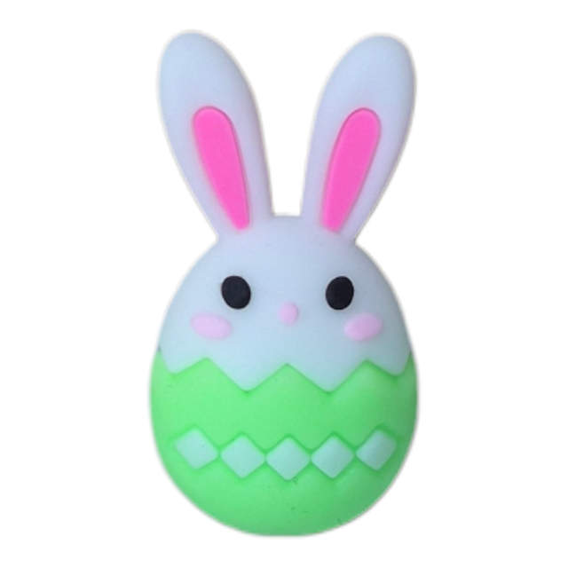 Easter Bunny in Green Egg Arrow Topper