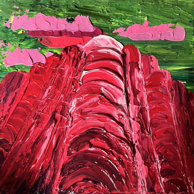 Lloyd’s Pink and Green 30x30cm / 12x12”