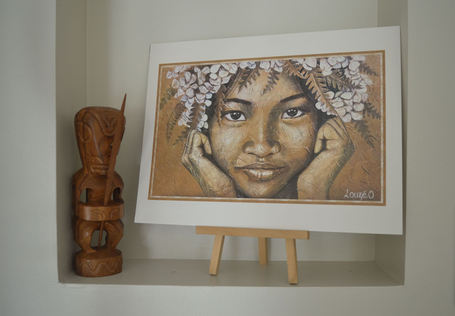 Reproductions d'art - peintures polynésiennes - 30 cm x 40 cm