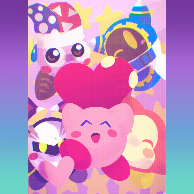 Kirby's Adventure Wii Print