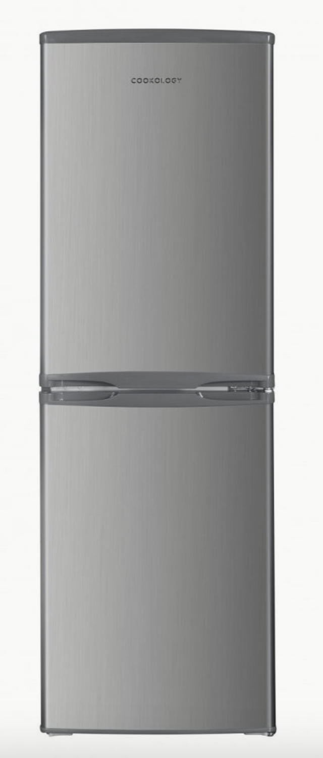   COOKOLOGY CFF1425050IX 142L Inox Freestanding 50/50 Fridge Freezer