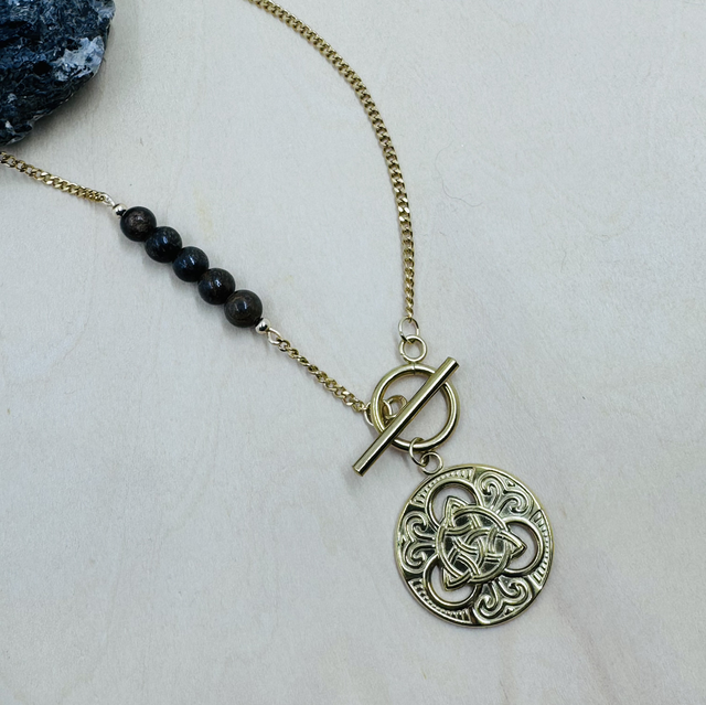 Collier TRINITÉ bronzite 