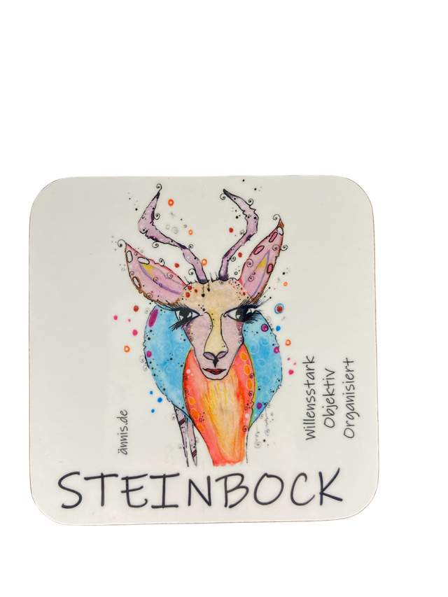 Untersetzer "Sternzeichen - weiblicher Steinbock"