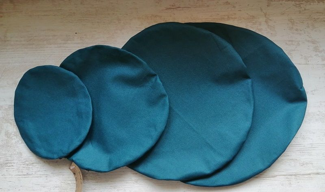 Couvre bol en lin ou coton enduit réutilisable