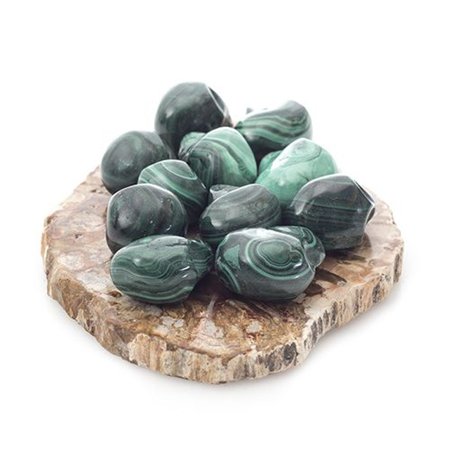 pierre roulée malachite