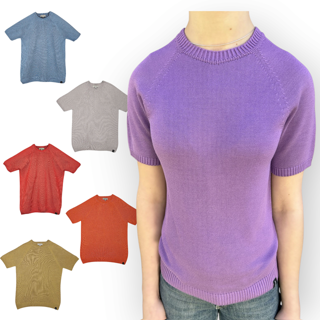 Kurzarm-Pullover "Hanna" aus kühlender Seide & LENZING™ Lyocell