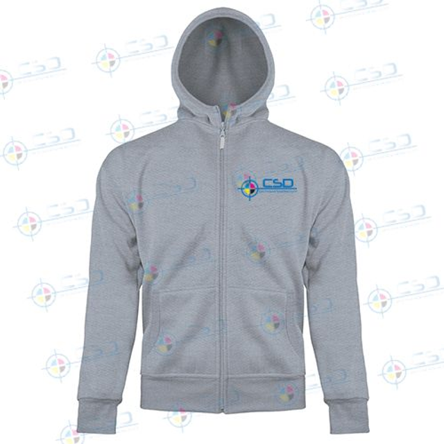 Felpe pronte in 12 giorni: stampa personalizzazione lato cuore, da un colore a quadricromia, formato circa cm. 9x4 (prezzo con IVA)