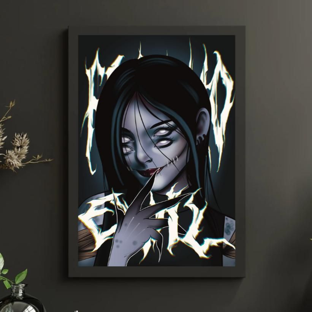 "FEAR NO EVIL" - A3/A4 PRINTTI