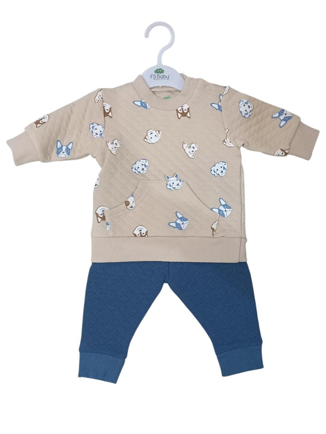 Ensemble jogging et sweat "chien"