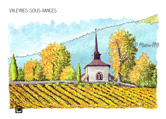 2 - Eglise de Valeyres-sous-Rances en automne