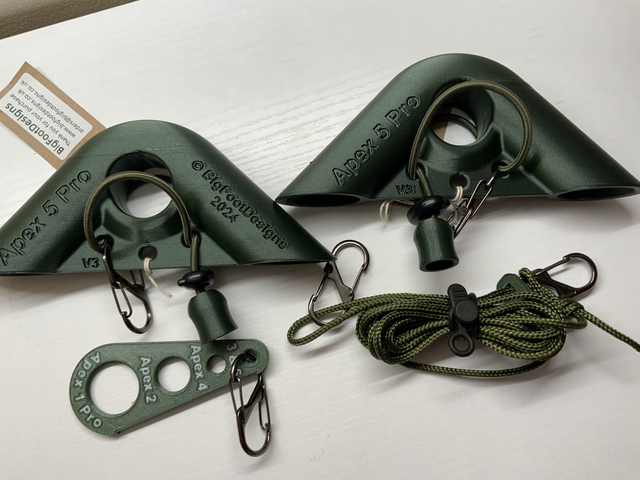 Apex 5 Pro - Professional Ridge Line Tarpaulin Bracket - Lavvu Tarp Bushcraft