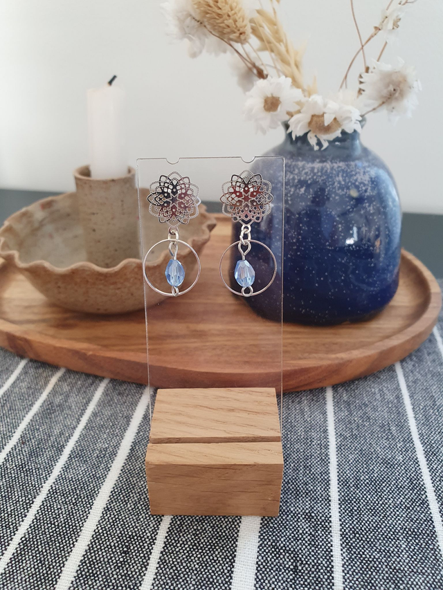 Boucles d'oreilles silver Eugénie