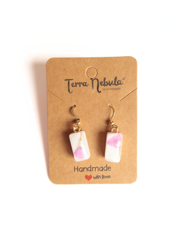 Boucles d'oreilles fleuries Ballerine | BO038