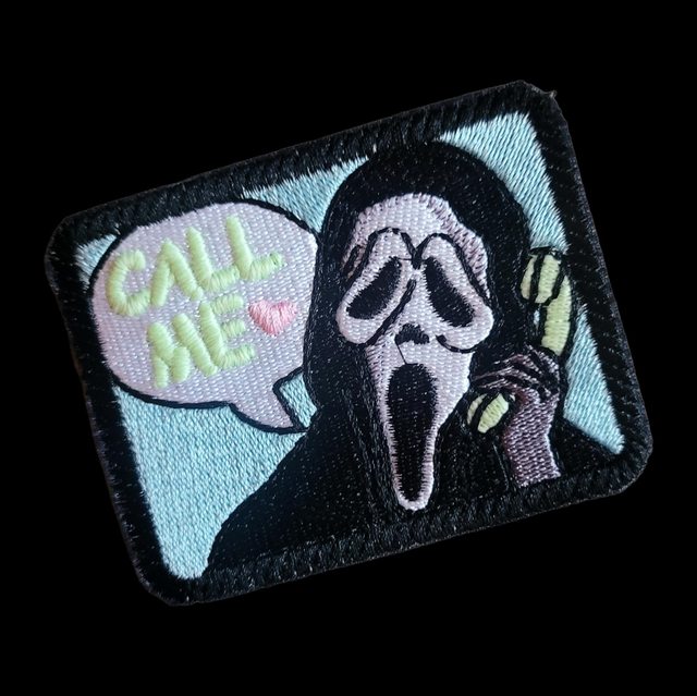 Call Me - Iron On / Sew On Patch 