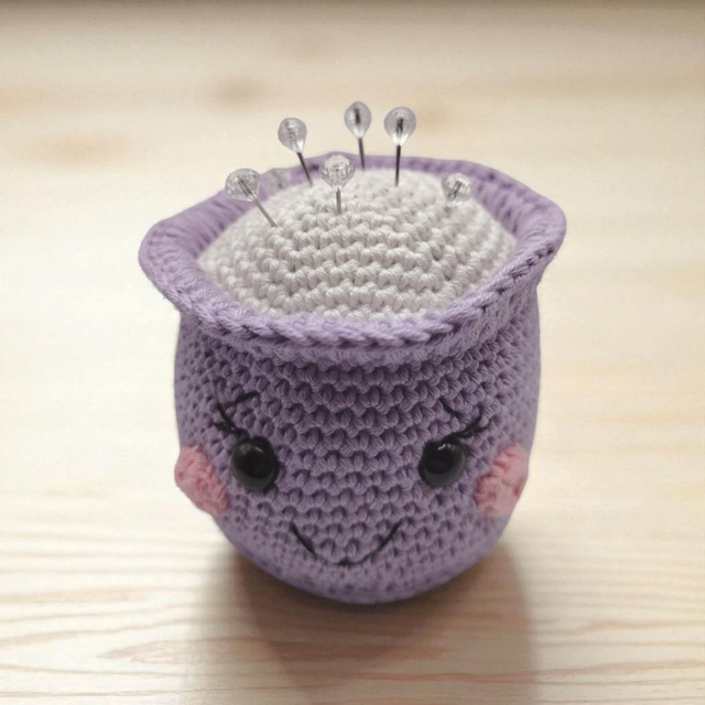 Amigurmis Tasse "porte aiguilles"