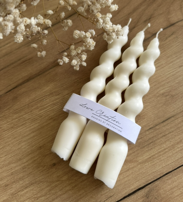 Bougies Santorin - lot