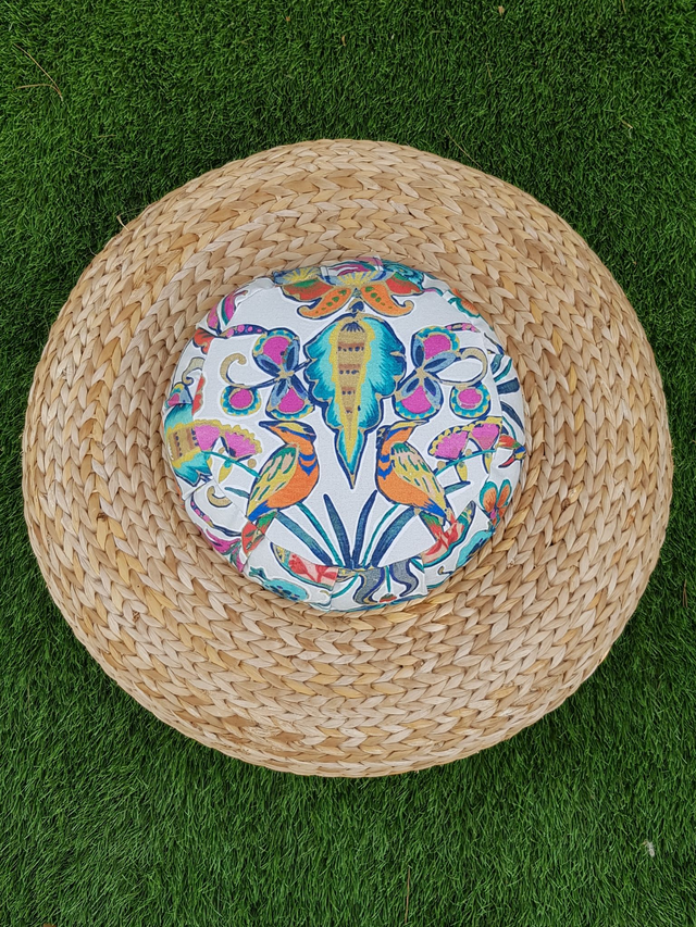 Mini Zafu pour enfant - motifs d'éléphants multicolores - KERALA