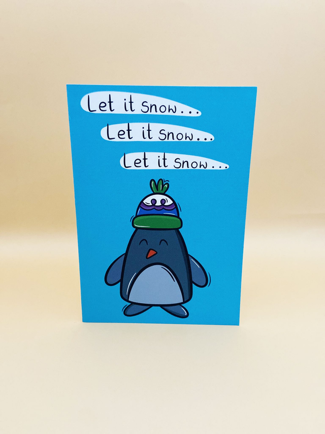 Let is snow Christmas card