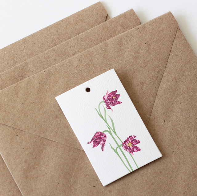 Spring Flowers Gift Tags