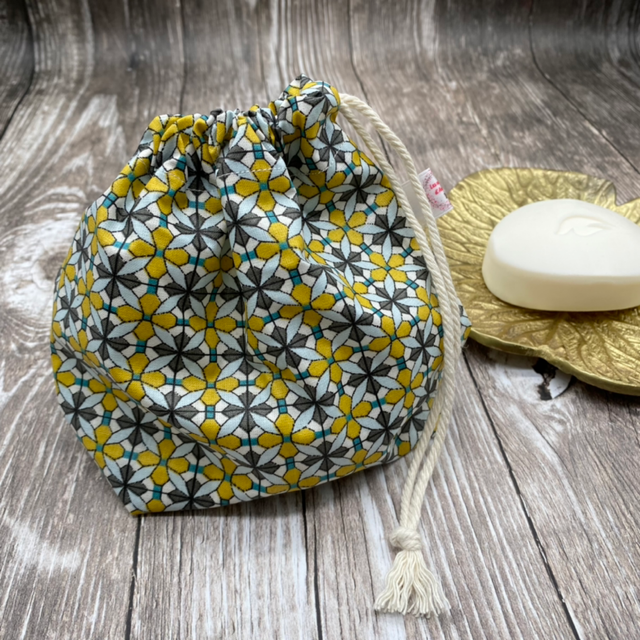 Pochette à savon - Jaune