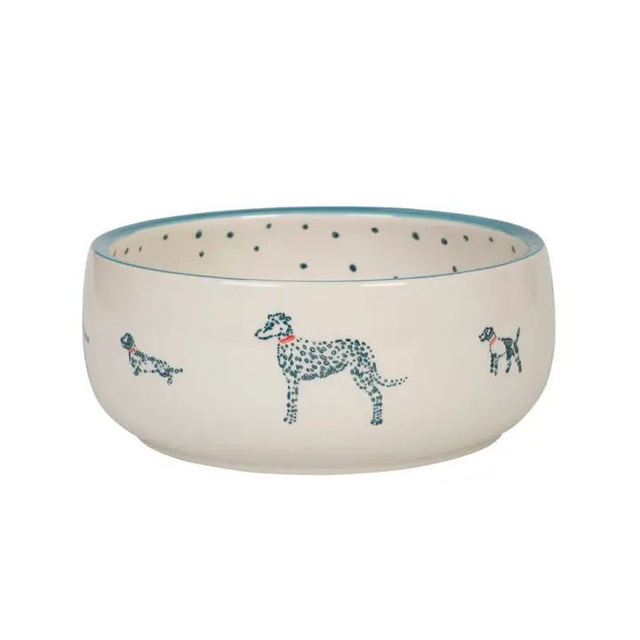 Sophie Allport 'Fetch' Stoneware Dog Bowl