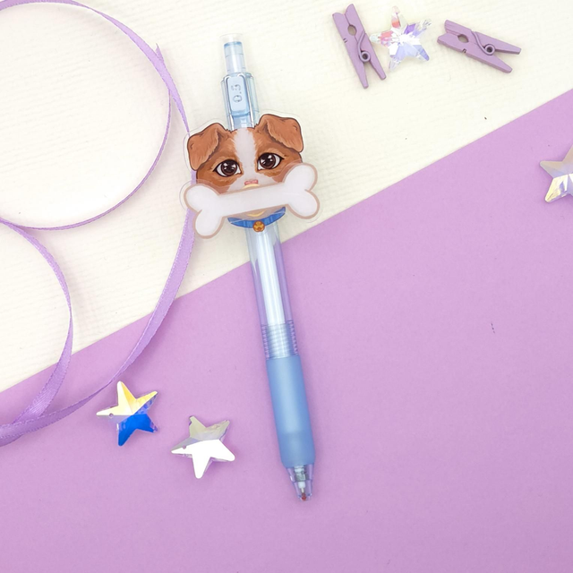 Długopis ze spinnerem piesek | ZWIERZĘTA 