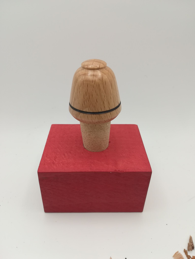 Bouchon de bouteille, bois de hêtre 