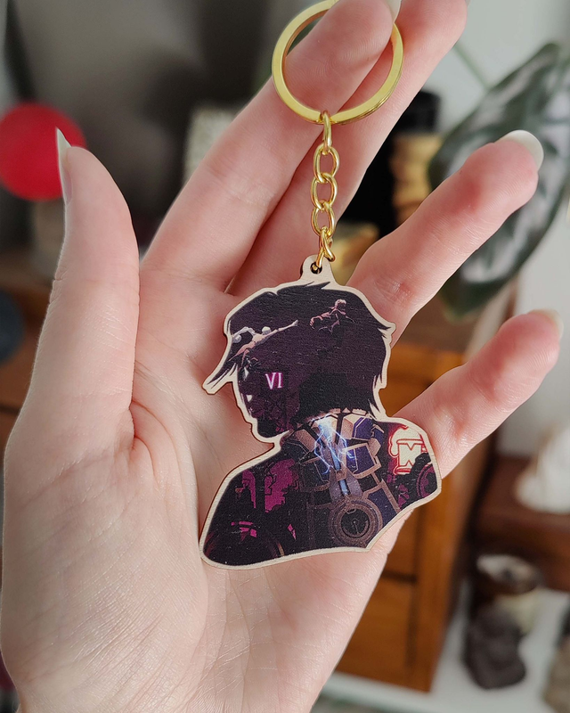 Porte-clé silhouette Vi