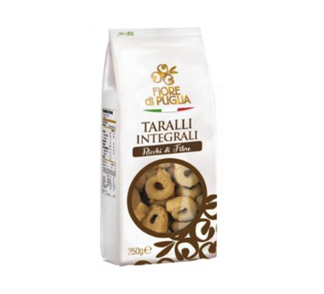 Fiore di puglia - Taralli - Teljes kiőrlésű 250g