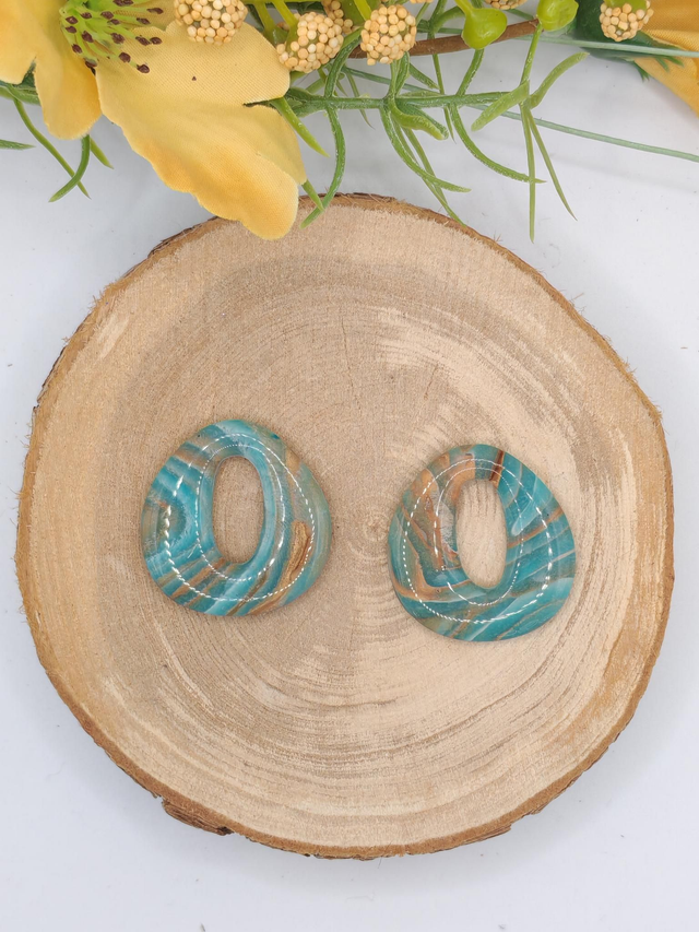 Rondelette Bleu/Cuivre 