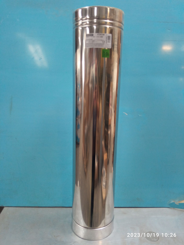 PTR30 - élément droit 1000 MM D150 INOX - 2PTIELDR1501000 