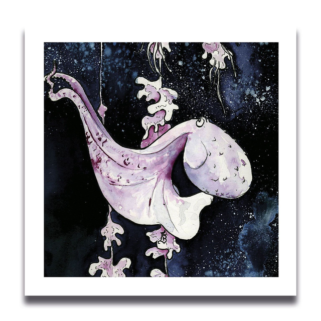 Carte Pieuvre 11 x 11 cm (1)