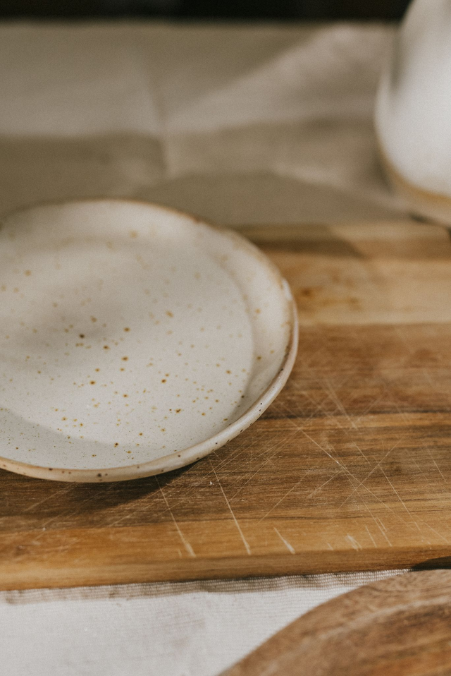 Breakfast plate | Almond Speckle
