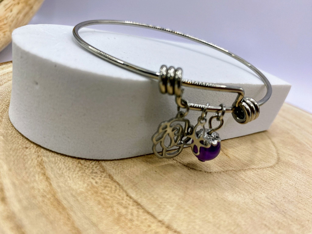 Bracelet Jonc Breloques 