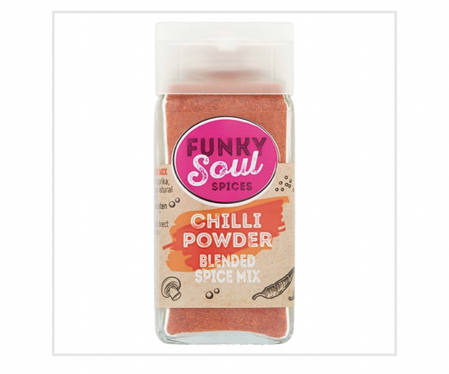 FUNKY Soul SPICES Chilli Powder Blended Spice Mix 39g