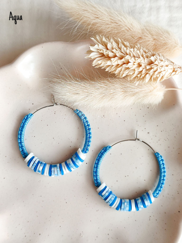 Boucles d'oreilles "HEISHI" - Argenté