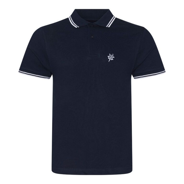 BOA Apparel Piqué Polo navy/white