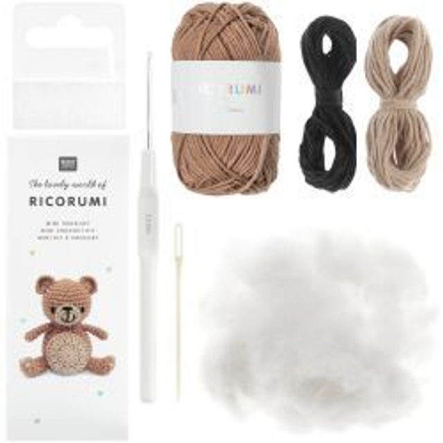 Ricorumi Mini Crochet Kit Teddy