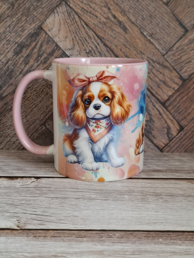 Collection Coloré Mug rose Cavalier KC