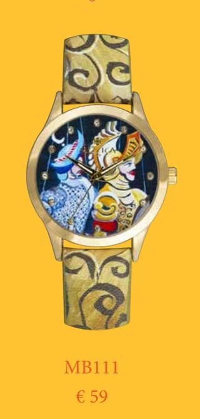 Orologio siciliano "pupi"