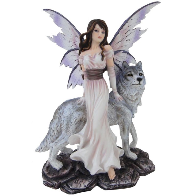 Fée moyenne - Avec grand loup