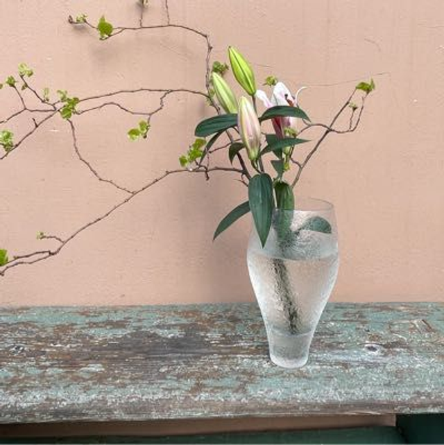 Rosenthal Vase Eisglas