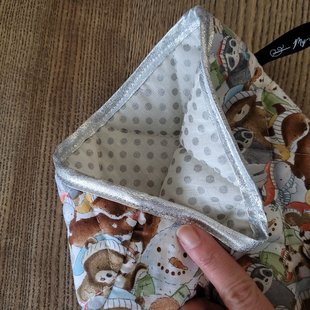 Pochette pour livre Grand Format : Animaux de noël