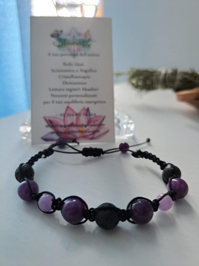 Bracciale unisex ametista