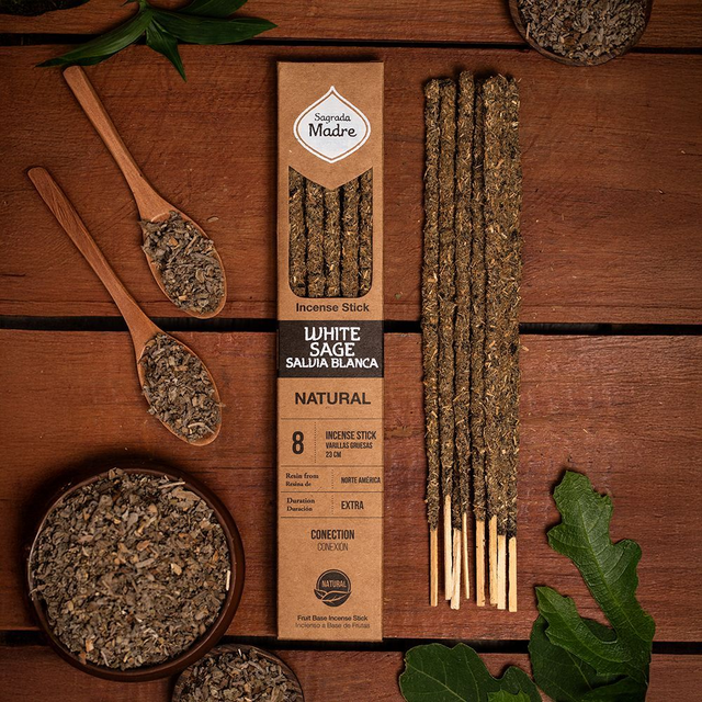 Incienso de Salvia Blanca Natural