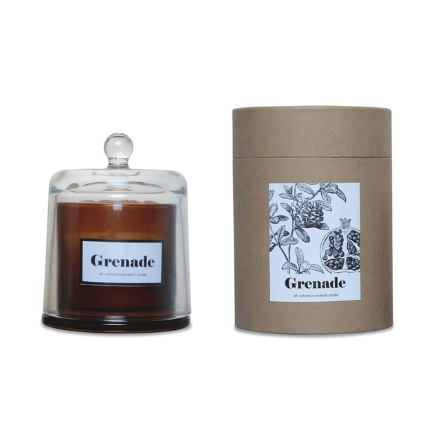 Bougie cloche Ambre pm grenade