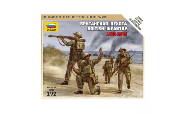 british infantry zvezda 6166 1/72