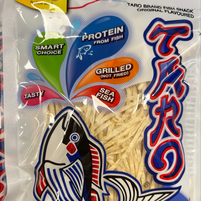 Taro fish snack 