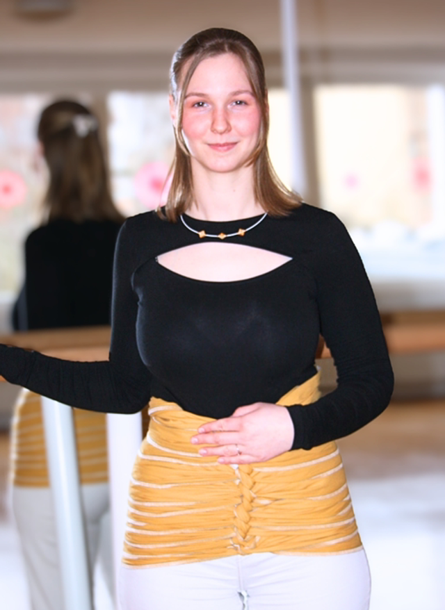 Bengkung Belly Binding | Gold | 100% Bio-Baumwolle | Handmade in Germany