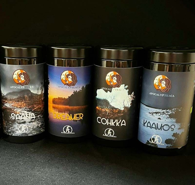 4 ApoTea tins of your choice